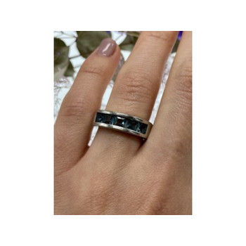 925 Sterling Silver Spinel Ring Size 7