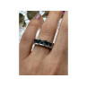 925 Sterling Silver Spinel Ring Size 7