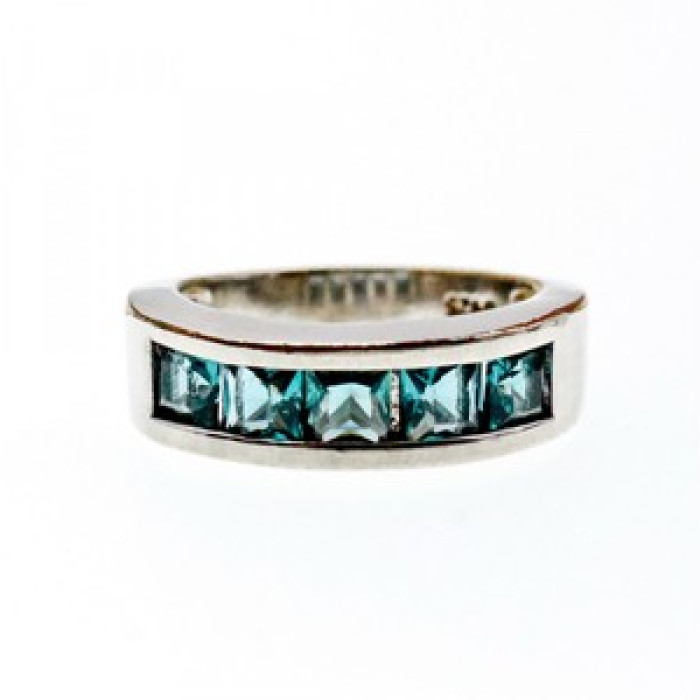 925 Sterling Silver Spinel Ring Size 7