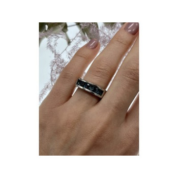 925 Sterling Silver Spinel Ring Size 7