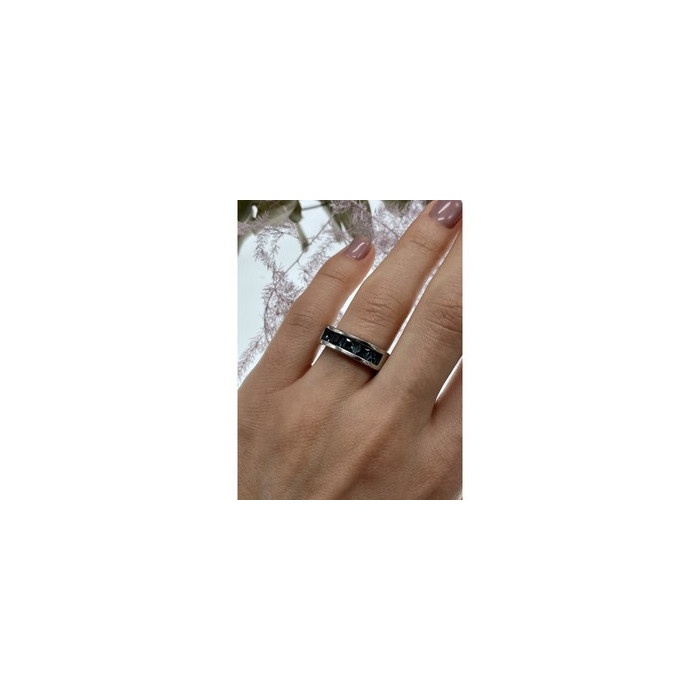 925 Sterling Silver Spinel Ring Size 7