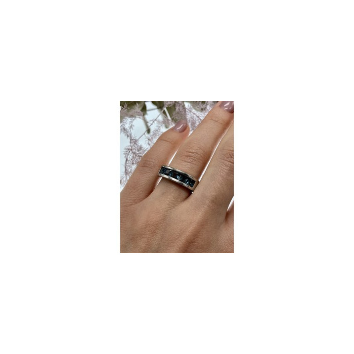 925 Sterling Silver Spinel Ring Size 7
