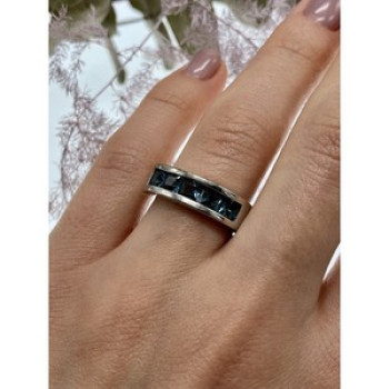 925 Sterling Silver Spinel Ring Size 7