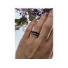 925 Sterling Silver Spinel Ring Size 7