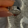 Shiny 925 Sterling Silver Cz Ring Size 5