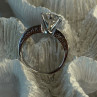 Shiny 925 Sterling Silver Cz Ring Size 5