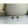 925 Sterling Silver Agate Stud Earrings