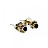 925 Sterling Silver Agate Stud Earrings