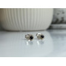 925 Sterling Silver Agate Stud Earrings
