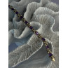 Lovely 925 Sterling Silver Amethyst Bracelet Length 7