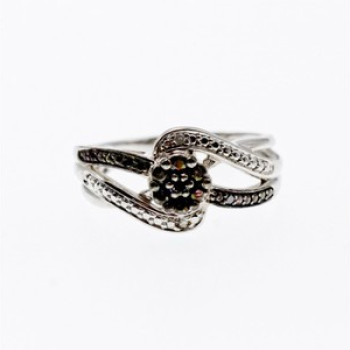 925 Sterling Silver Black Tourmaline (Sherl) 