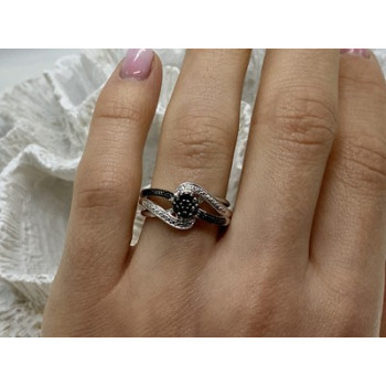 925 Sterling Silver Black Tourmaline (sherl) 