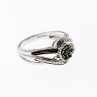 925 Sterling Silver Black Tourmaline (Sherl) 