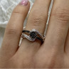 925 Sterling Silver Black Tourmaline (Sherl) 