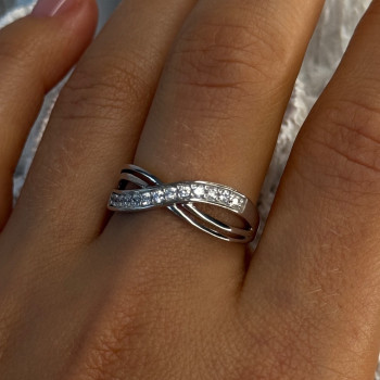 925 Sterling Silver Beryl Ring Size 9