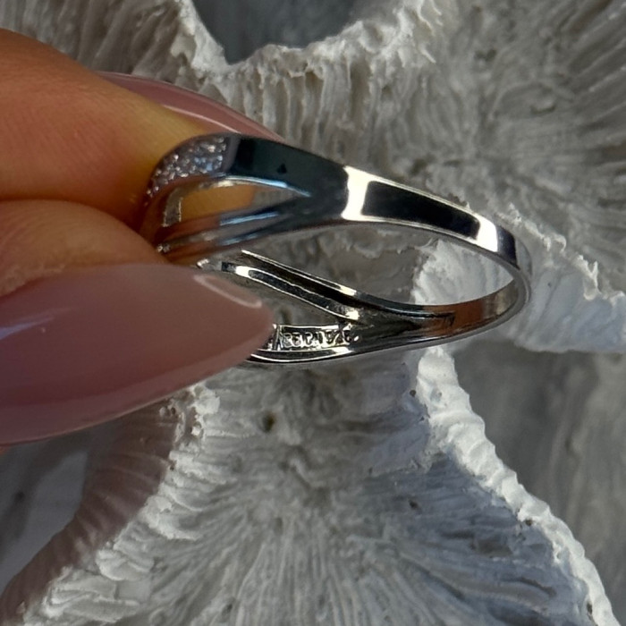 925 Sterling Silver Beryl Ring Size 9