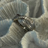 925 Sterling Silver Beryl Ring Size 9