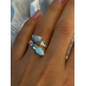 Vintage 925 Sterling Silver Larimar Ring Size 7