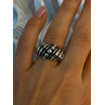 Unique Design 925 Sterling Silver Ring Size 7