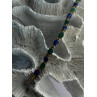 925 Sterling Silver Malachite & Sodalite Bracelet Length 7