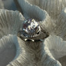 Shiny 925 Sterling Silver Cz Ring Size 8