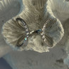 Unique Sizable Design 925 Sterling Silver Cz Ring Size 11