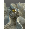 925 Sterling Silver Citrine & Beryl Ring Size 8