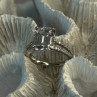 Beautiful 925 Sterling Silver Cz Ring Size 7