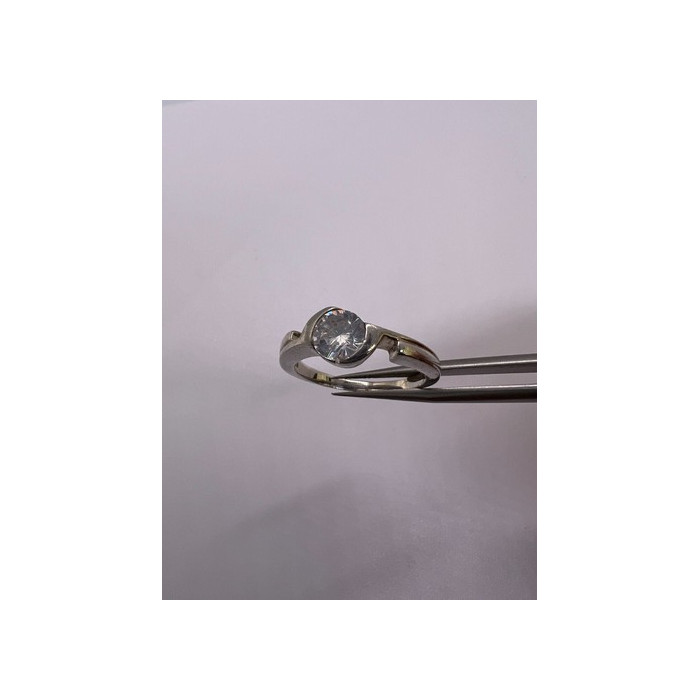 925 Sterling Silver CZ Ring Size 8.5