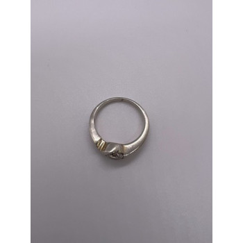 925 Sterling Silver CZ Ring Size 8.5