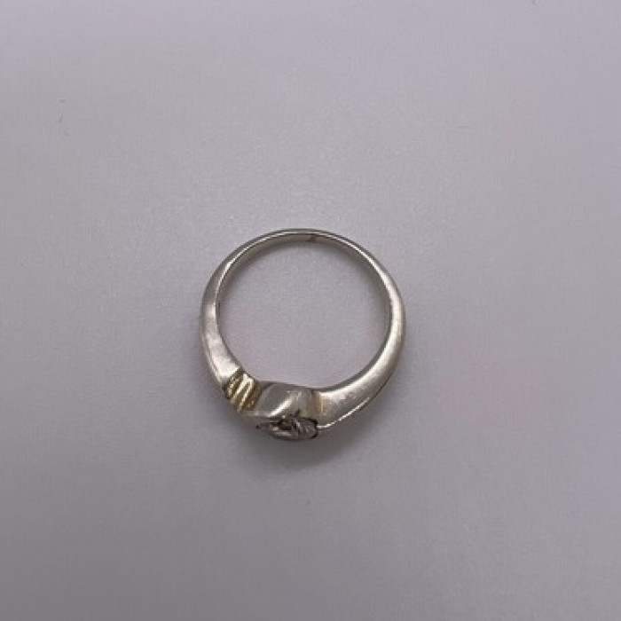 925 Sterling Silver CZ Ring Size 8.5