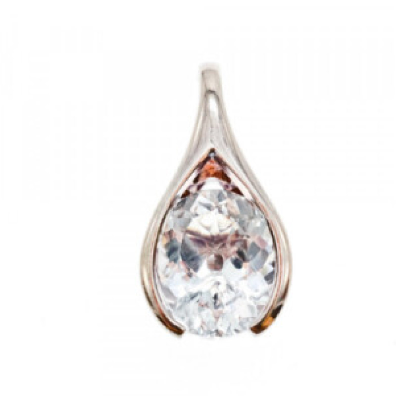 925 Sterling Silver Quartz Pendant