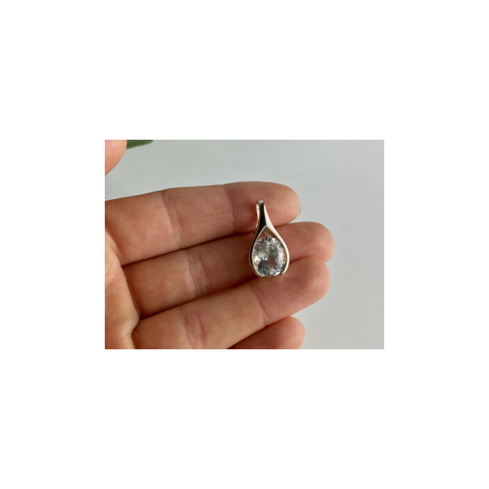 925 Sterling Silver Quartz Pendant