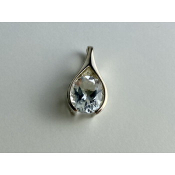 925 Sterling Silver Quartz Pendant