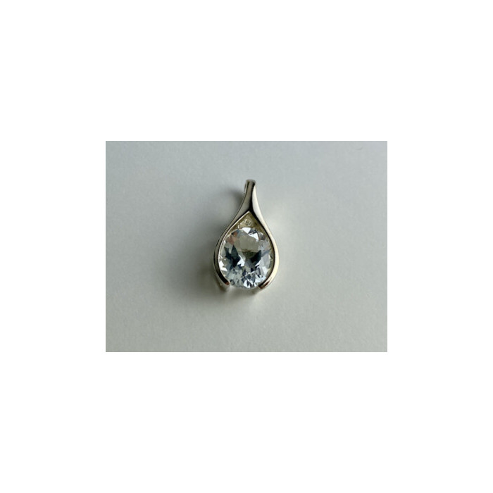 925 Sterling Silver Quartz Pendant