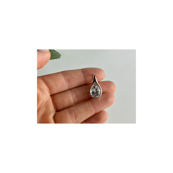 925 Sterling Silver Quartz Pendant