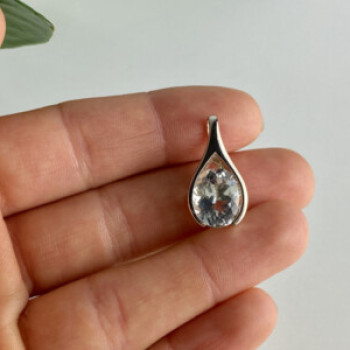 925 Sterling Silver Quartz Pendant