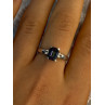 925 Sterling Silver Alexandrite & Beryl Ring Size 8
