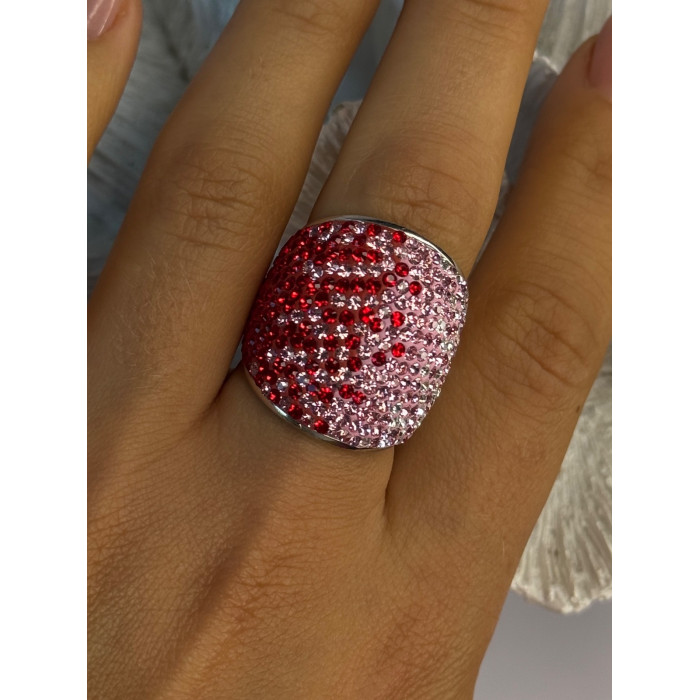 Beautiful Design 925 Sterling Silver Cz Ring Size 7