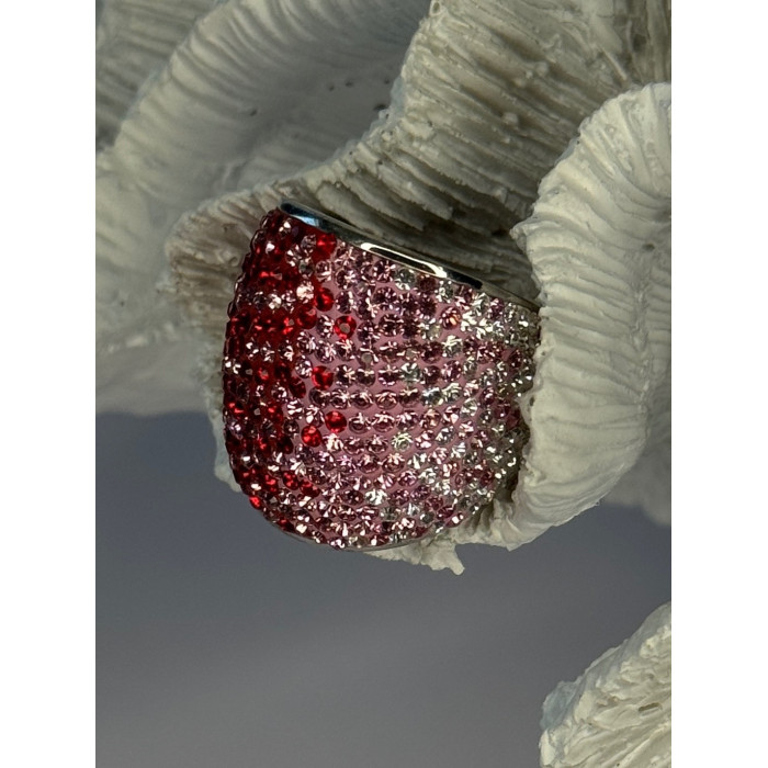 Beautiful Design 925 Sterling Silver Cz Ring Size 7