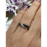 925 Sterling Silver Black & White Tourmaline 