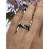 925 Sterling Silver Black & White Tourmaline 