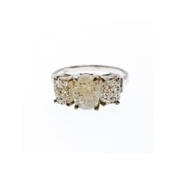 925 Sterling Silver CZ Ring Size 7