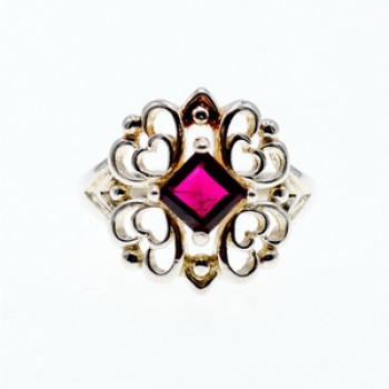 925 Sterling Silver Almandine 