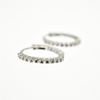 925 Sterling Silver CZ Earrings Turkey