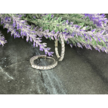 925 Sterling Silver CZ Earrings Turkey