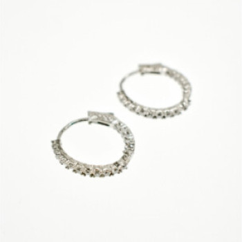 925 Sterling Silver CZ Earrings Turkey