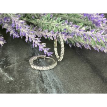 925 Sterling Silver CZ Earrings Turkey