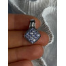 925 Sterling Silver Tanzanite Pendant Length 0.90 Inch