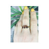 Gold Plated Ring With Garnet Size 7